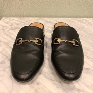 Merona Black Mule Loafers